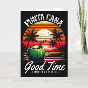Tarjeta Camiseta de vacaciones familiares en Punta Cana Re