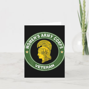 Tarjeta Camiseta de veterano del Cuerpo del Ejército Femen