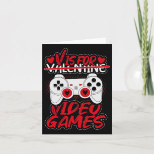 Tarjeta Camiseta de videojuego de San Valentín V