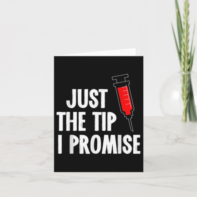 Tarjeta Camiseta del Día de las Enfermeras Solo la Punta J (Anverso)