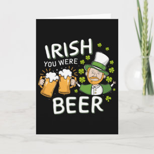 Tarjeta Camiseta del Día de San Patricio Irlandés Eras Cer