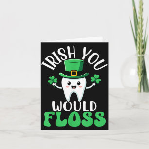 Tarjeta Camiseta del día de San Patricio irlandés que usar