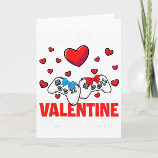 Tarjeta Camiseta del Día de San Valentín para hombres y ni