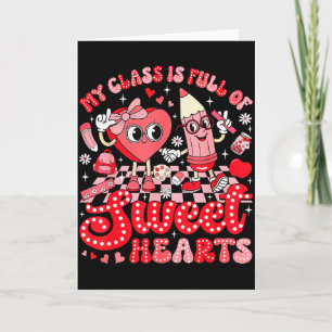 Tarjeta Camiseta del Día de San Valentín para Maestros Mi 