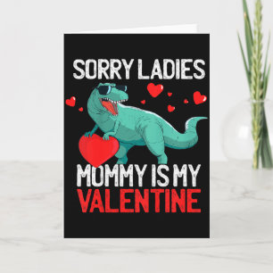 Tarjeta Camiseta del Día de San Valentín para niños Sorry