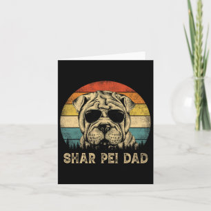 Tarjeta Camiseta del Día del Padre para amantes de los per