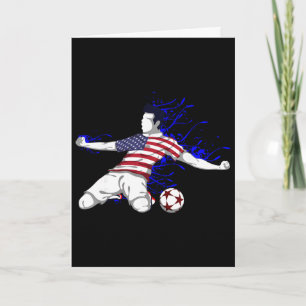 Tarjeta Camiseta del equipo nacional de fútbol de América 