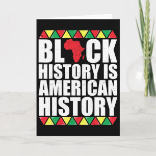 Tarjeta Camiseta del Mes de la Historia Negra Hombres Muje