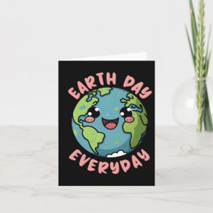 Tarjeta Camiseta Día de la Tierra Maestro Día del Medio Am