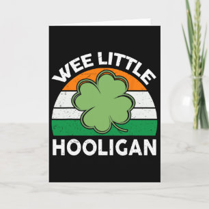 Tarjeta Camiseta Día de San Patricio Pequeño Duendecillo D