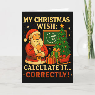 Tarjeta Camiseta Divertida 67 Navidad Matemáticas 67 Meme