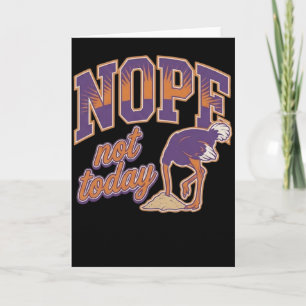 Tarjeta Camiseta divertida con actitud de pollo, regalo pa