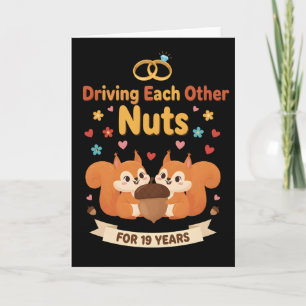 Tarjeta Camiseta divertida de aniversario Volviéndose loco