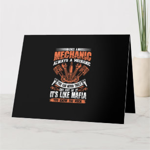 Tarjeta Camiseta Divertida de Craftsman Una Vez Un Mecánic