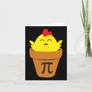 Tarjeta Camiseta divertida de día de Pi con pastel de poll
