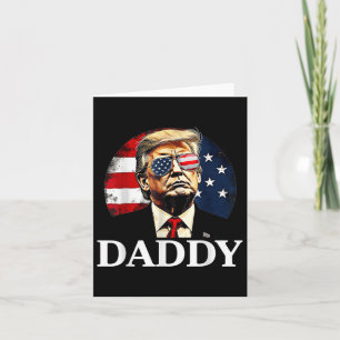 Tarjeta Camiseta Divertida de Papá Trump - Papá Trump 