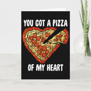 Tarjeta Camiseta Divertida De Pizza Tienes Una Porción De
