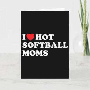 Tarjeta Camiseta Divertida de Softll Me Encantan las Mamás