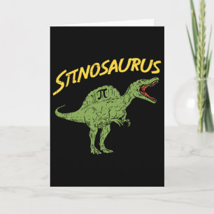 Tarjeta Camiseta divertida de Spinosaurus para el Día de P