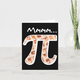 Tarjeta Camiseta Divertida del Día de Pi Mmm Pi Mmmm Pi en