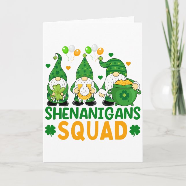 Tarjeta Camiseta divertida del equipo de Shenanigans para  (Anverso)