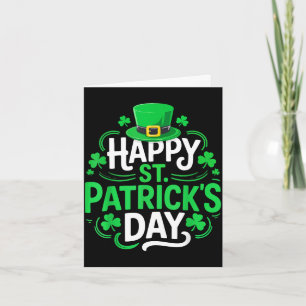 Tarjeta Camiseta divertida día de San Patricio hombres irl