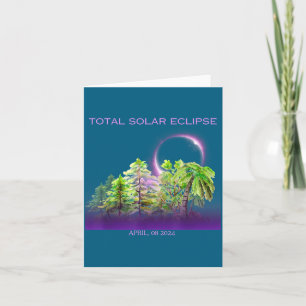 Tarjeta Camiseta Divertida Eclipse Solar Total
