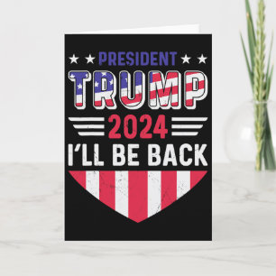 Tarjeta Camiseta Divertida Elección Política Trump Me Qued