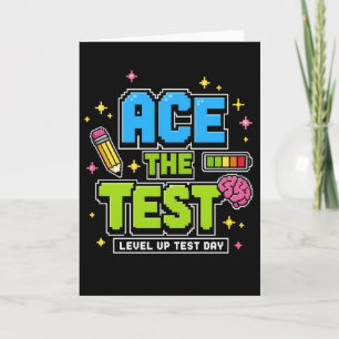 Tarjeta Camiseta Divertida Estudiante Examen Superar El Ex