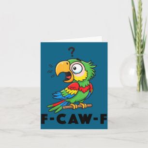 Tarjeta Camiseta Divertida Loro Meme Chiste Pájaro Humor