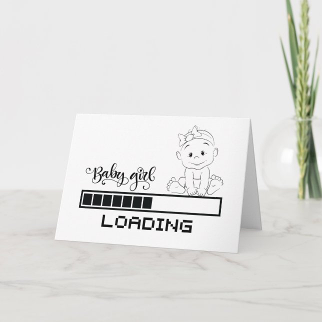 Tarjeta Camiseta divertida madre bebé embarazada (Anverso)