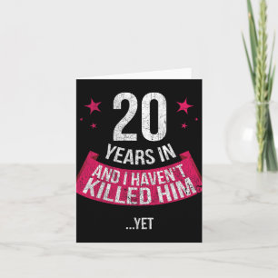 Tarjeta Camiseta divertida regalo de aniversario de bodas