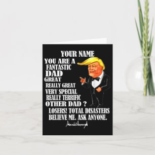 Tarjeta Camiseta divertida regalo del día del padre de Don
