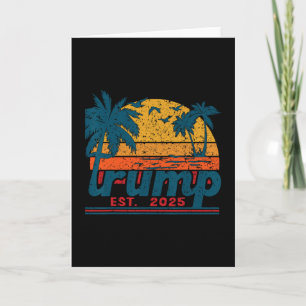 Tarjeta Camiseta Divertida Trump Golfo De Nosotros América
