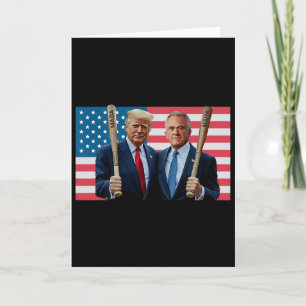 Tarjeta Camiseta divertida Trump Kennedy Mega Maha Venta E