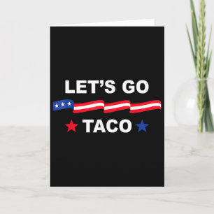 Tarjeta Camiseta Divertida Trump Siempre se Rinde Vámonos