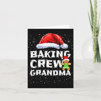 Tarjeta Camiseta Equipo de Horneado de Galletas Abuela Nav