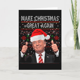 Tarjeta Camiseta Fea Trump Hace Que La Navidad Sea Genial