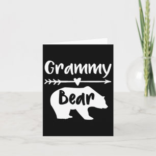 Tarjeta Camiseta Grammy Bear Regalo Para Abuela 