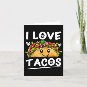 Tarjeta Camiseta Graphic 365 Me Encantan Los Tacos Cinco D