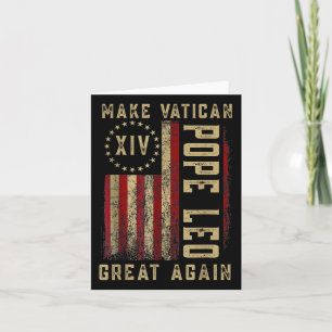Tarjeta Camiseta Haz que el Vaticano sea Grande de Nuevo, 