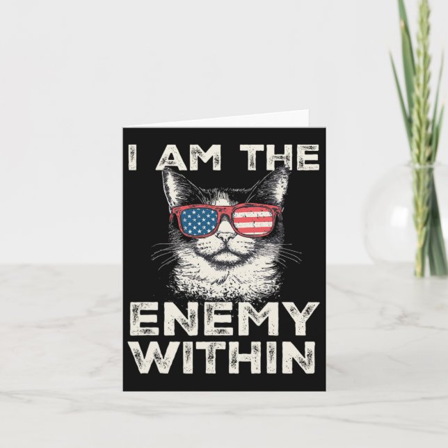 Tarjeta Camiseta I Am The Enemy Within - Kamala Harris 202 (Anverso)