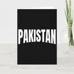 Tarjeta Camiseta Jersey Fan Mundial de Críquet de Pakistán