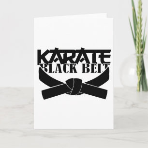 Tarjeta Camiseta Karate Cinturón Negro_1