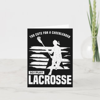 Tarjeta Camiseta Lacrosse Chick Para Chicas Lacros