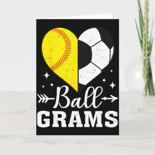 Tarjeta Camiseta Ll Gramos Divertidos Suave ll Futbol Gram