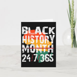 Tarjeta Camiseta Mes de la Historia Negra 247365 África Pa