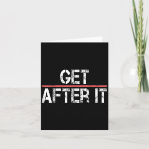Tarjeta Camiseta Motivacional-divertido Conjunto de Gimnas