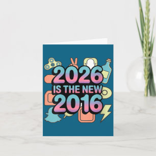 Tarjeta Camiseta Mujer 2016 Retro Nostalgia V