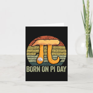 Tarjeta Camiseta Nacido El Día De Pi